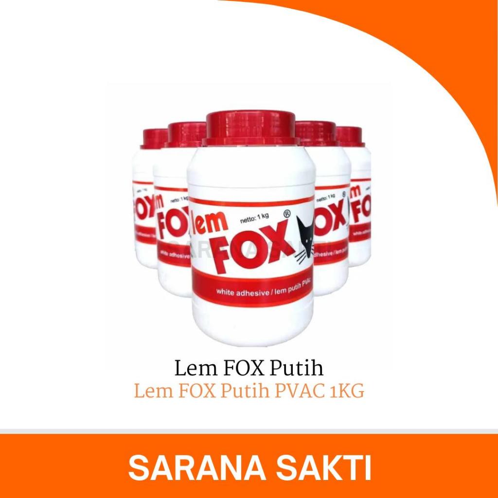 

Lem FOX Putih PVAC 1KG | Lem Serbaguna Lem Kayu Lem Kertas Lem Putih