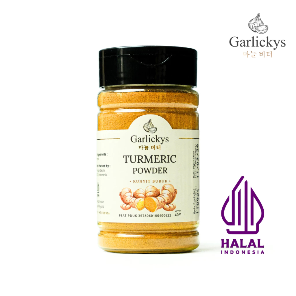 

Garlickys Bumbu Dapur Bubuk Kunyit / Kunir Murni Turmeric Powder