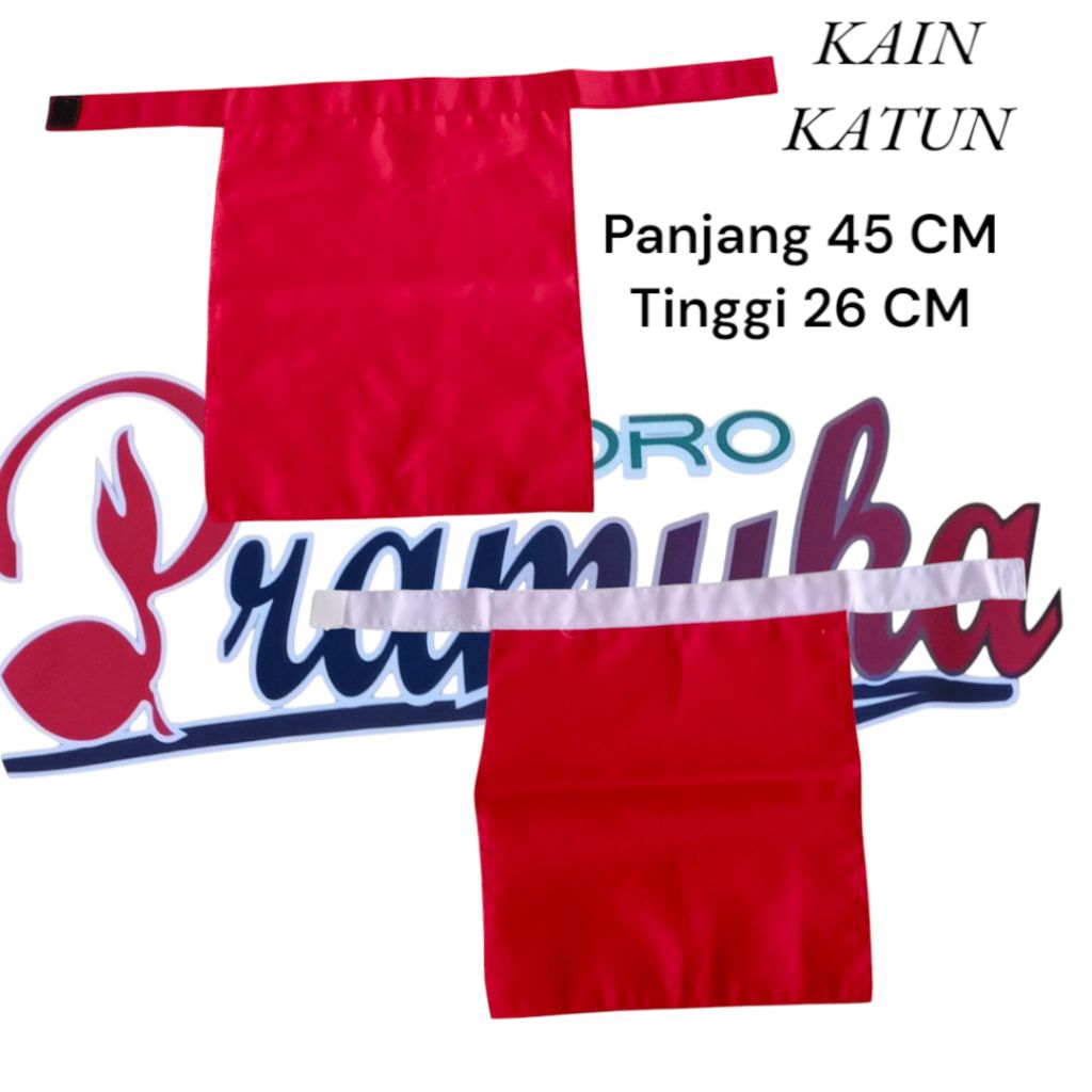 Syal Paskibra Merah Putih Syal Paskibra Merah Merah / Scraf Paskibra / Slayer Paskibra / Slayer Pask