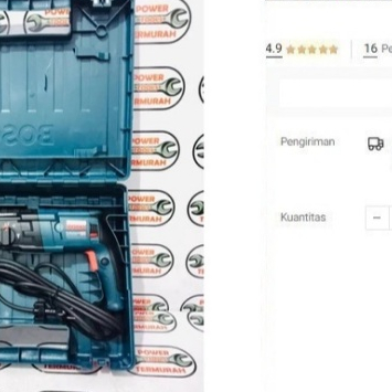 

BOSCH Rotary Hammer GBH 2-24 DRE Hammer Drill Bor Bobok Beton GBH 2-24