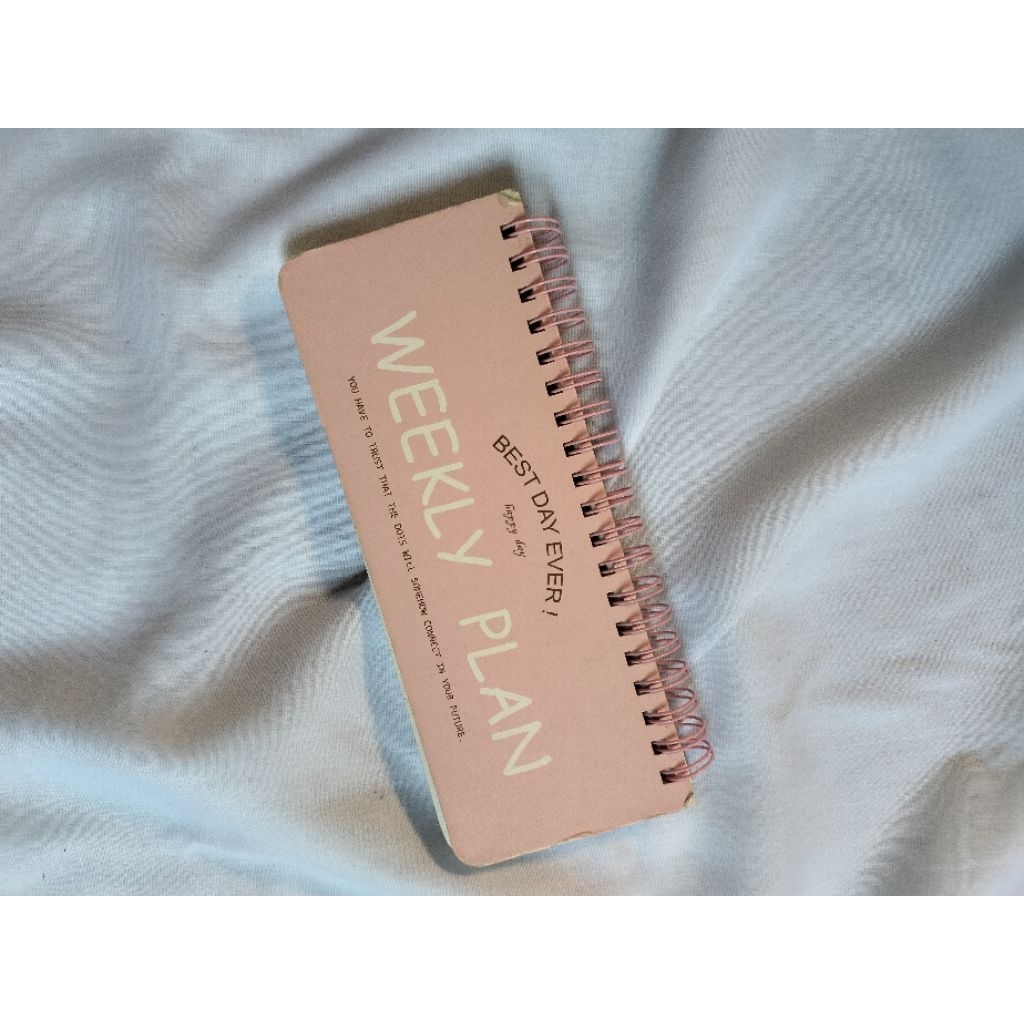 

buku weekly planner