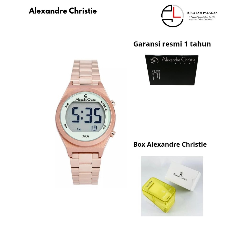 Alexandre Christie wanita digital ACF 9385 LHBRGLE