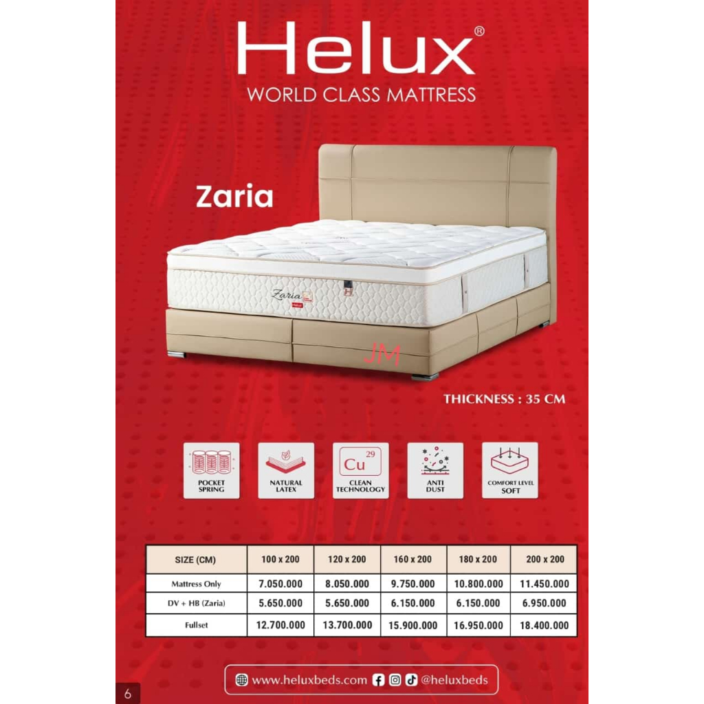 Spring Bed Helux Zaria