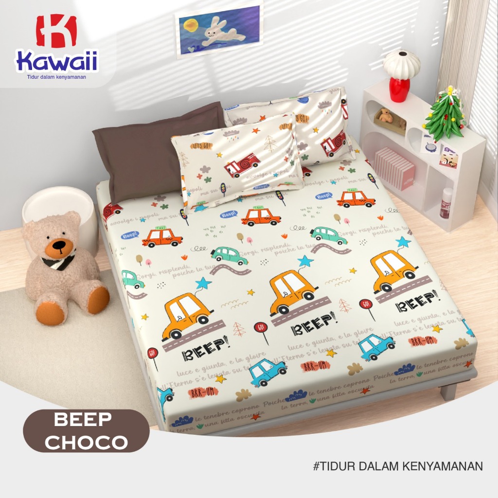 SPREI MOTIF BEEP MOBIL KEREN LUCU // SEPREI ANAK LAKI-LAKI