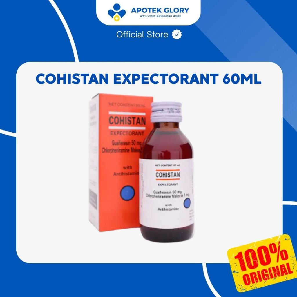 COHISTAN EXPECTORANT 60ML SIRUP BATUK ANAK DAN DEWASA
