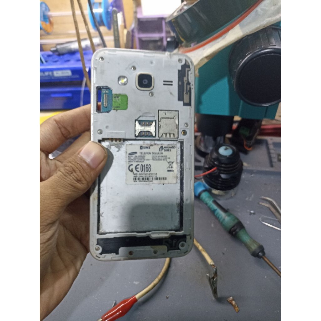 Samsung j5 2015 minus lcd batre tidak di pola