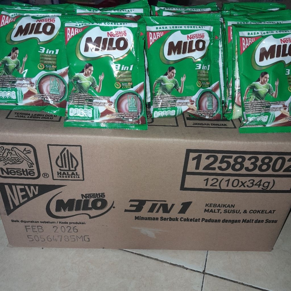 

milo renceng 22gr dan 34gr