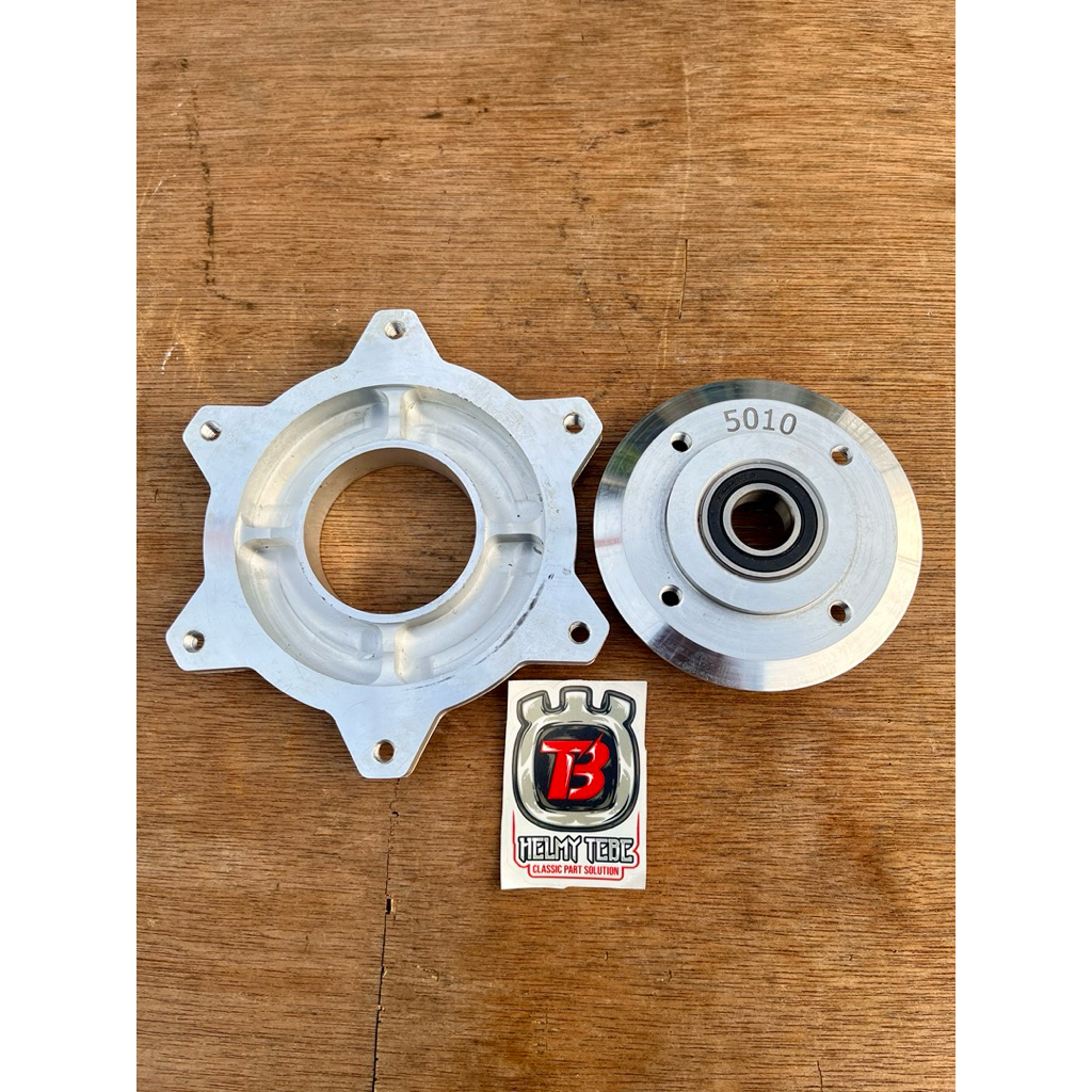 adaptor Tromol Belakang CRF 230 cnc Set PNP CB GL Megapro Tiger / adaptor tromol crf 230 crf230 cnc 