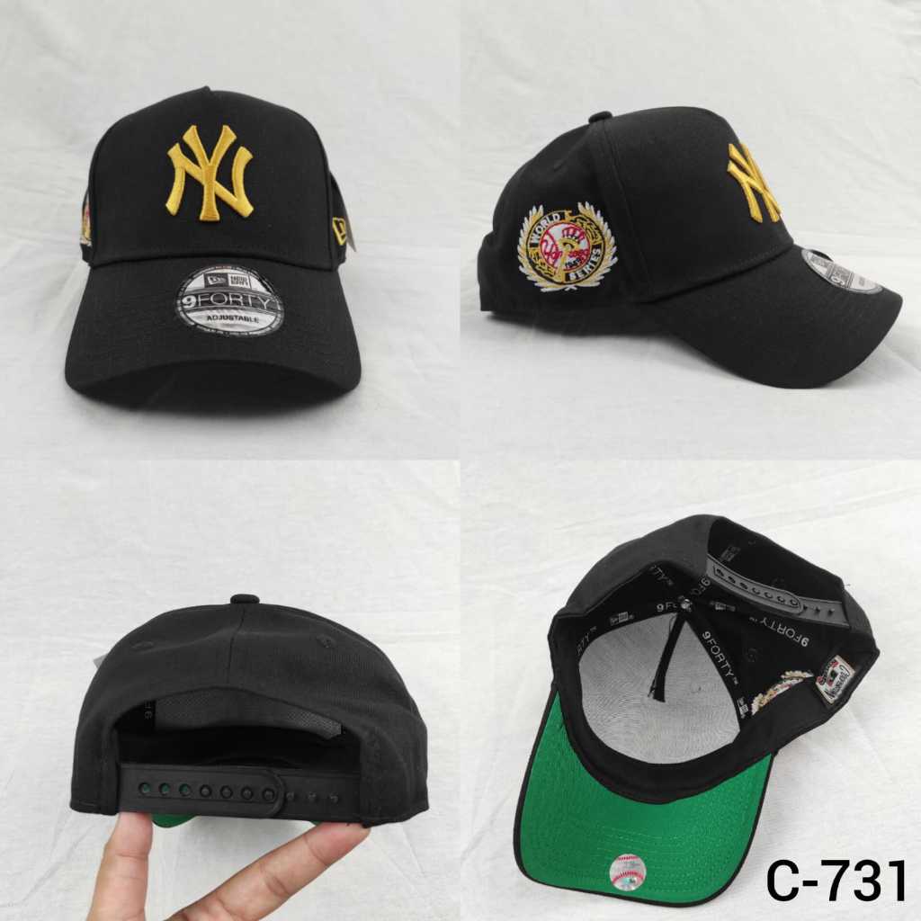 C-731 Topi NY mlb  Black L Gold