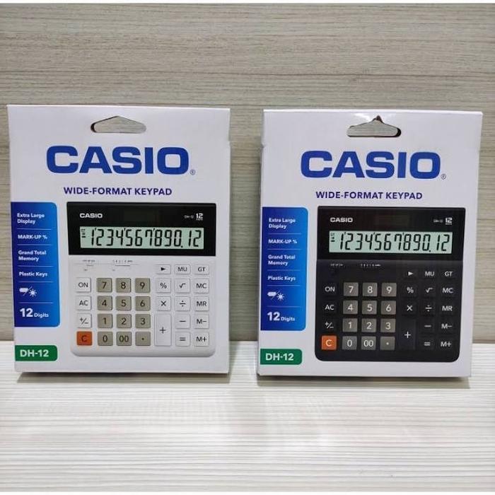 

CASIO CALCULATOR DH-12 BLACK/PUTIH