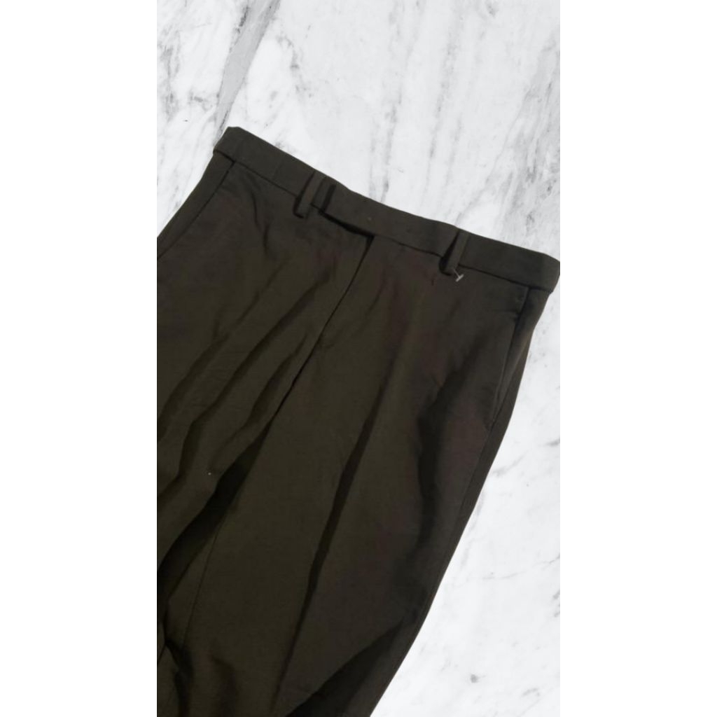 Musinsa Standard Trousers Dark Green (RARE item) (nego sewajarnya)