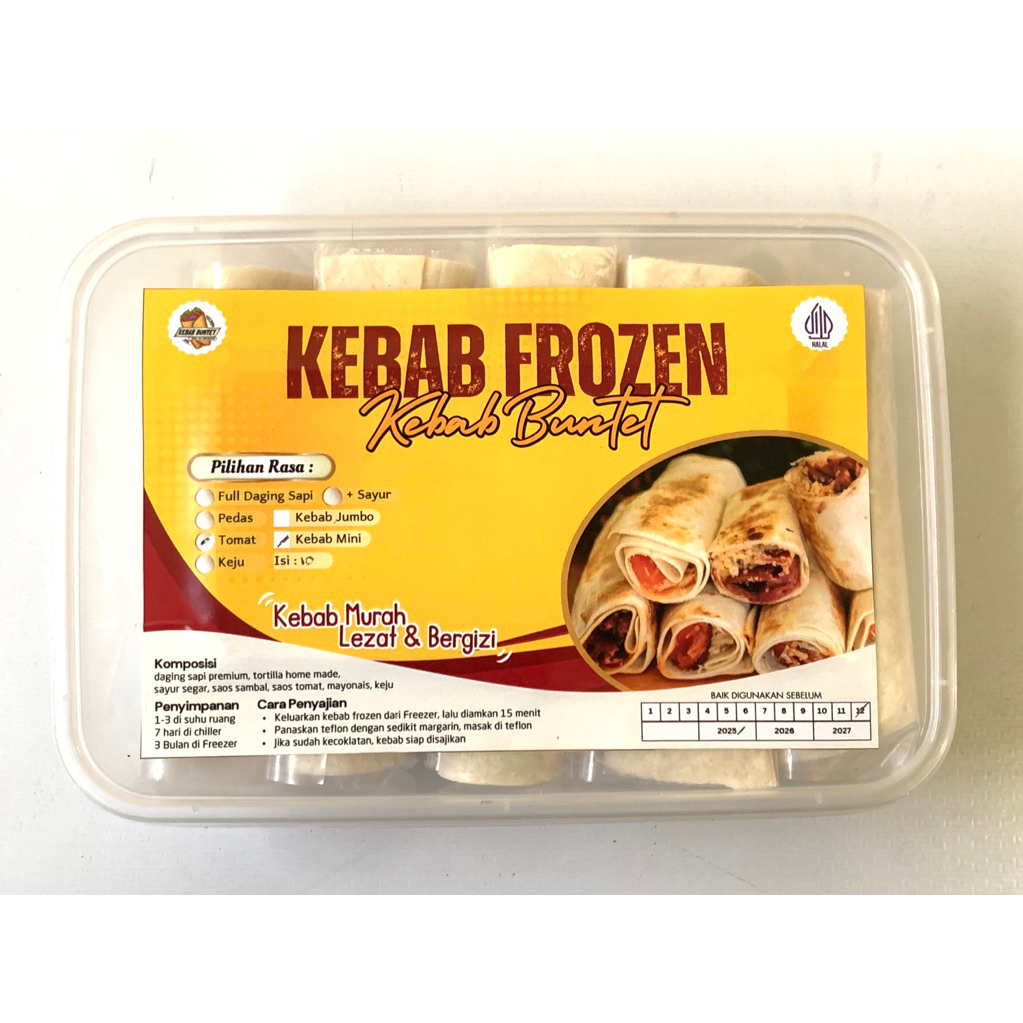 

“TERMURAH” Kebab Frozen Mini isi 10pcs