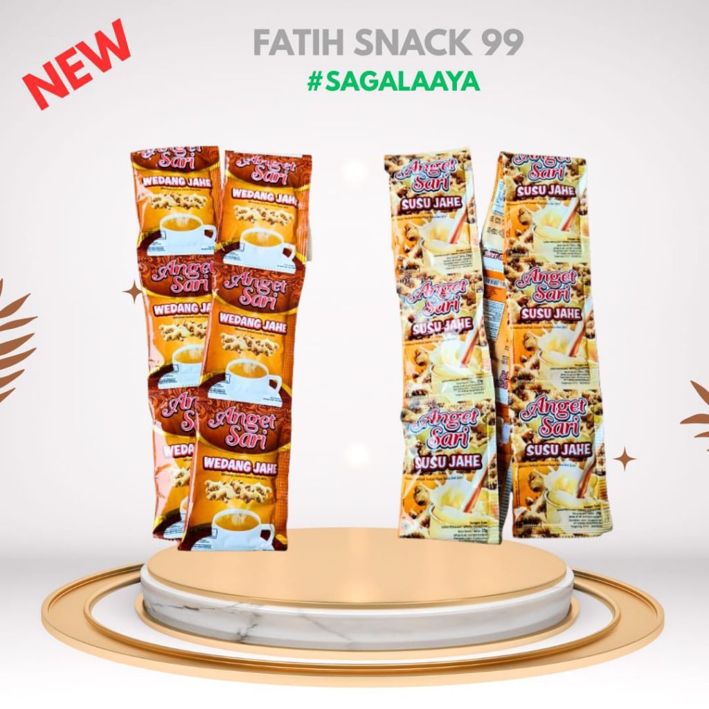 

ANGET SARI SUSU JAHE & WEDANG JAHE SACHET ISI 10 SCH X 24 SERBUK INSTAN MINUMAN