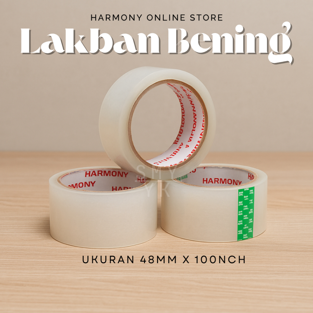 

Lakban Bening 48mm x 100 Yard NCH Ukuran Plek Panjang Lebar Nachi Daimaru - Solasi Bening Peking 2 Inch x 100 Y Nachi - Lakban Putih Bening 48 mm – Lakban Packing Kardus Kuat Langsung Pabrik - Isolasi Putih Packing Olshop 48mm x 100YNCH - Lakban Packing