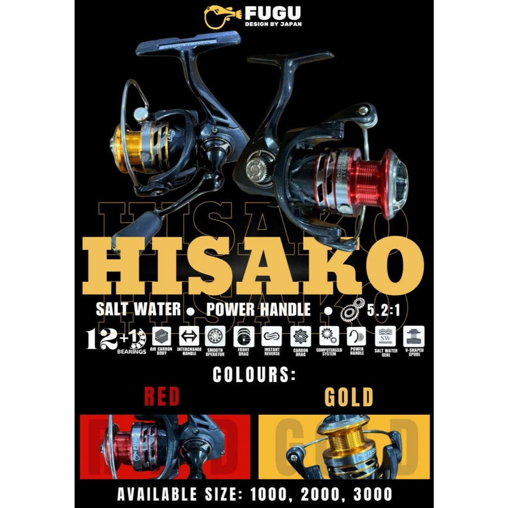 REEL FUGU HISAKO POWER HANDLE