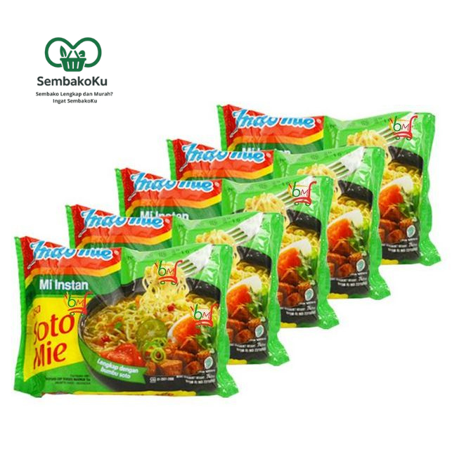 

Indomie Soto 70 Gr Mie Instant Kuah 1 Pcs