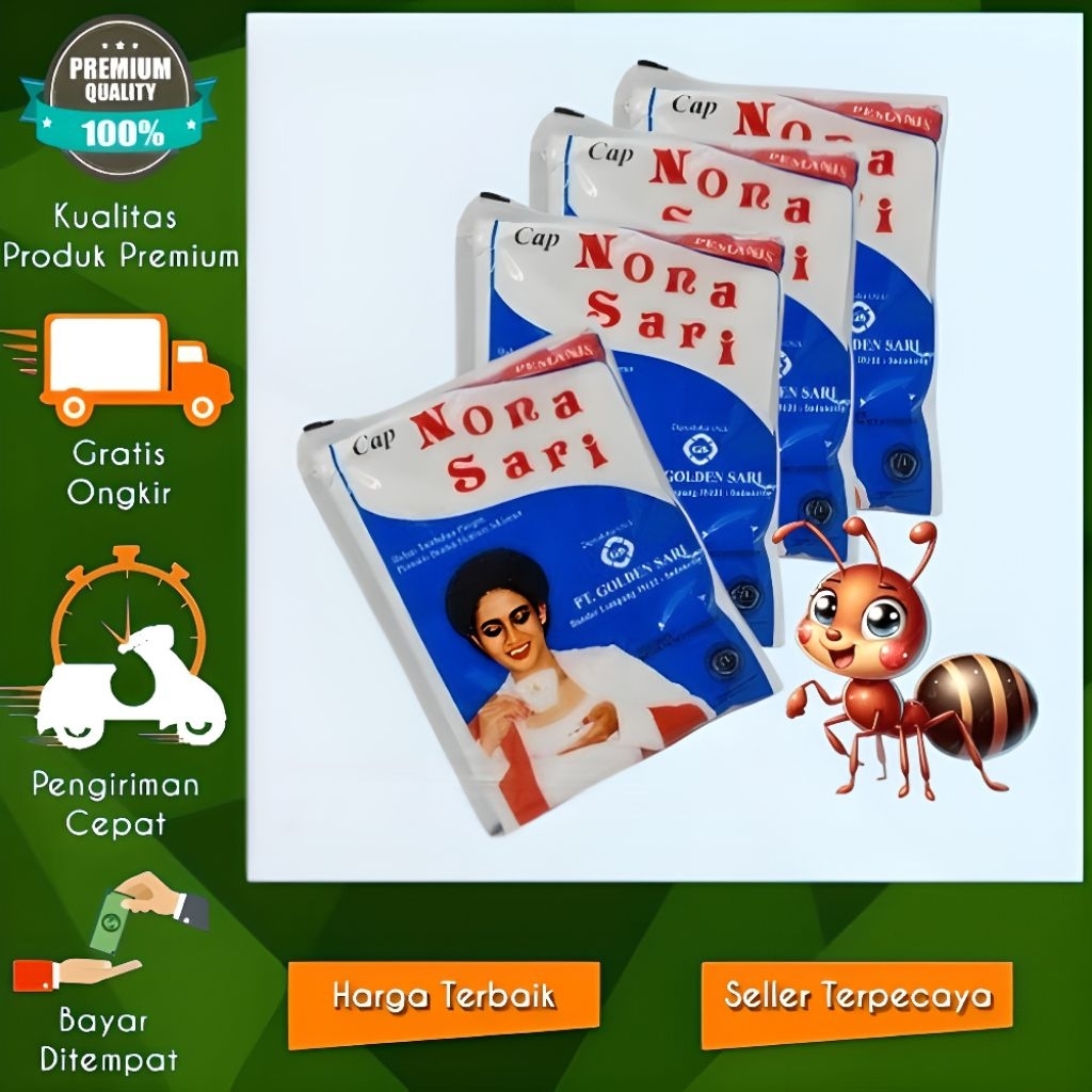 

Nona Sari - Pemanis Pengganti Gula 40g - Manis Alami