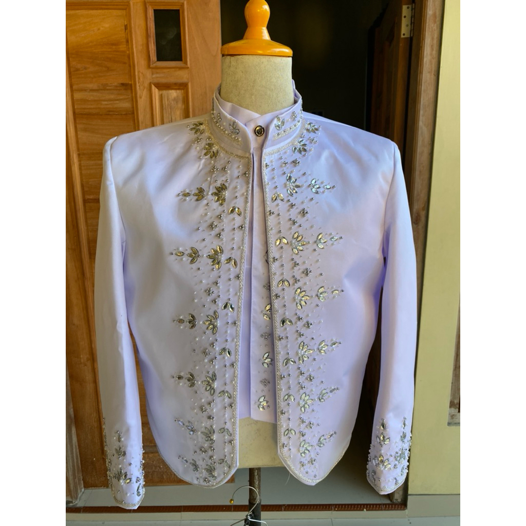 Beskap pengantin pria || Beskap akad || Beskap putih || Beskap bridal || Beakap putih || Beskap jawa