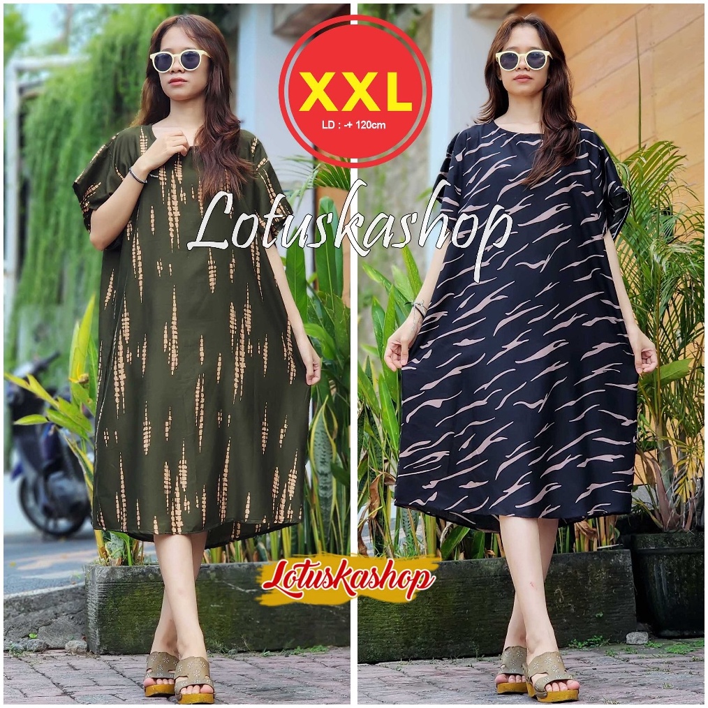 KODE M73I Daster Bali Jumbo XXL Rose Motif Sakura Unik
