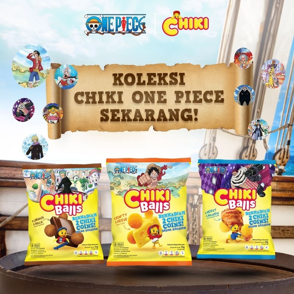 Chiki Balls One Piece Tazos Fase 2