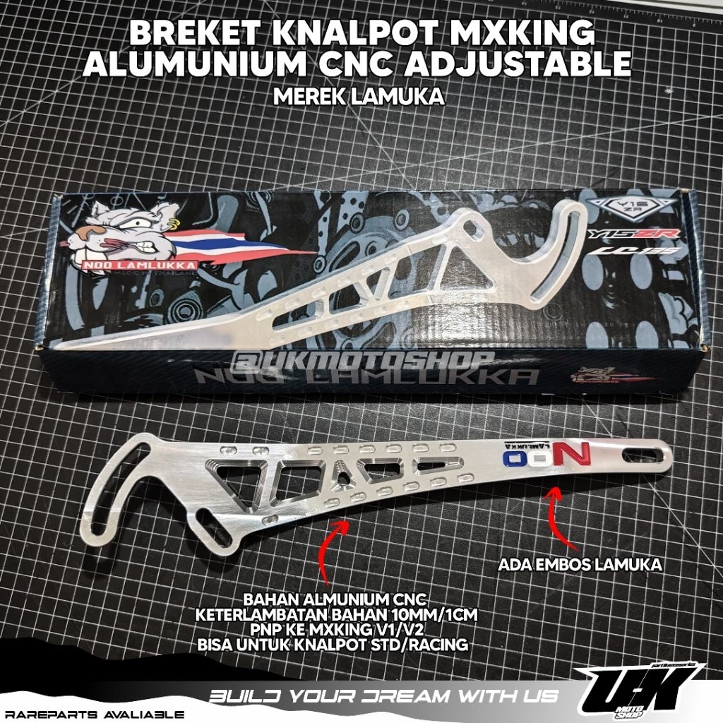 breket knalpot exhaust yamaha mxking bisa std atau racing yamaha mx king mx lama