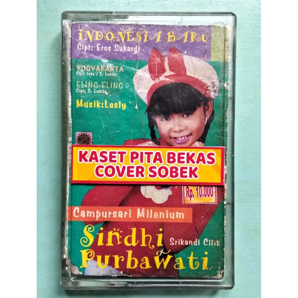 kaset pita bekas lagu anak-anak sindhi purbawati