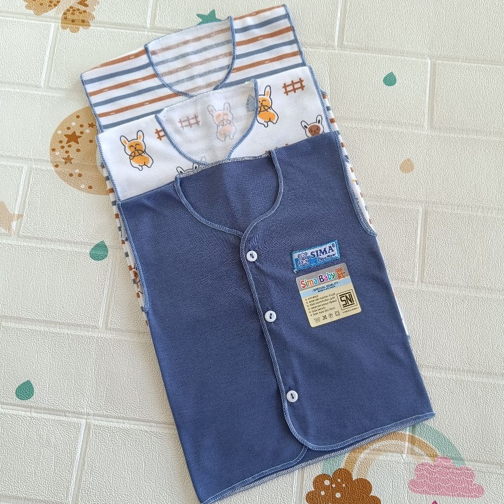 Promo 3Pcs/6Pcs/12Pcs Baju Bayi Kutung Newborn Atasan Bayi Baju Bayi Baru Lahir Usia 0-6 Bulan Unise