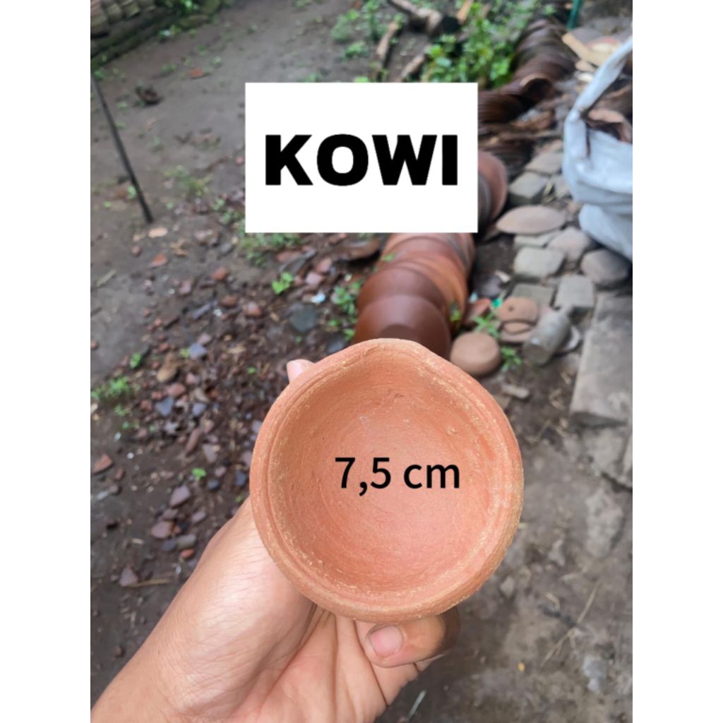 Kowi diameter 7,8 -+ 8 cm | kowi Gerabah | Pelebur emas