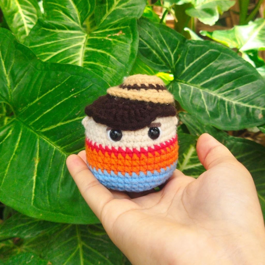 Amigurumi Woody | Gantungan Kunci Rajut Woody | Woody Keychain | Gantungan Kunci | Crochet Keychain 