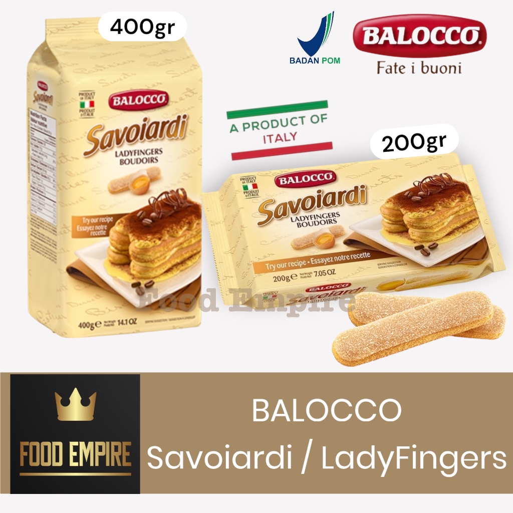 

LE BALOCCO Savoiardi - Biskuit Lady FInger Tiramisu - Ladyfingers Biscuit
