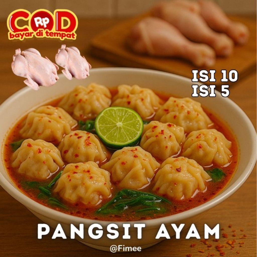 

PANGSIT AYAM CHILI OIL | ISI 10 | FIMEE FROZEN