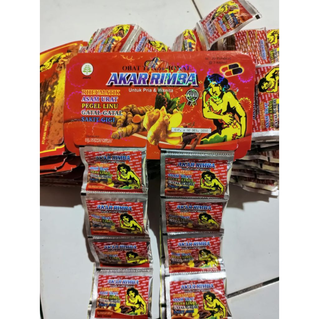

akar rimba asli - gatal-gatal nyeri sendi dll