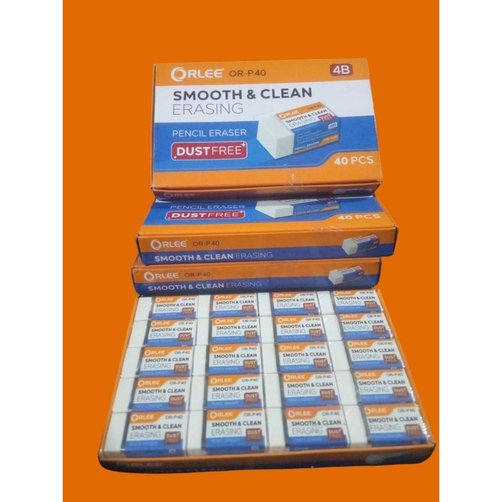 

penghapus pensil putih orlee