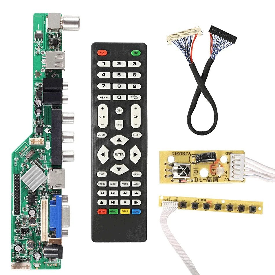 Universal LCD LED board Paket Hemat Murah Mainboard Digital universal paket hemat murah LVDS 30 PIN
