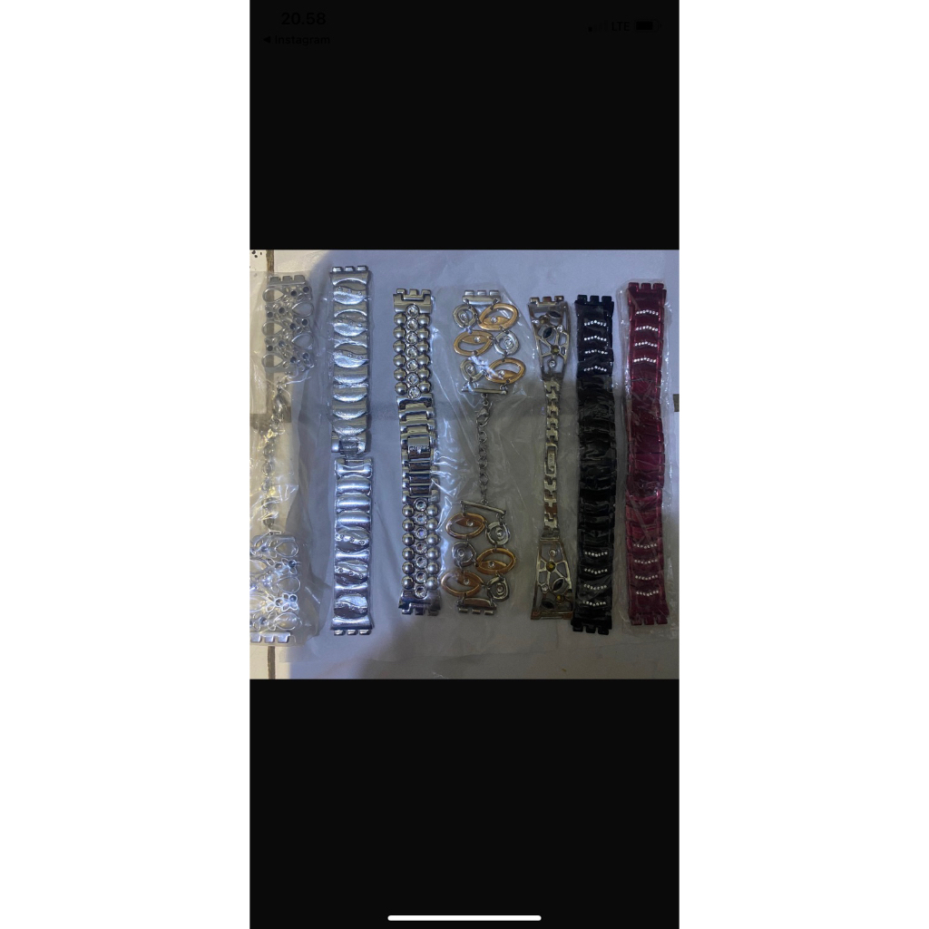 Strap (Tali jam tangan) Swatch Original type Skin 34mm