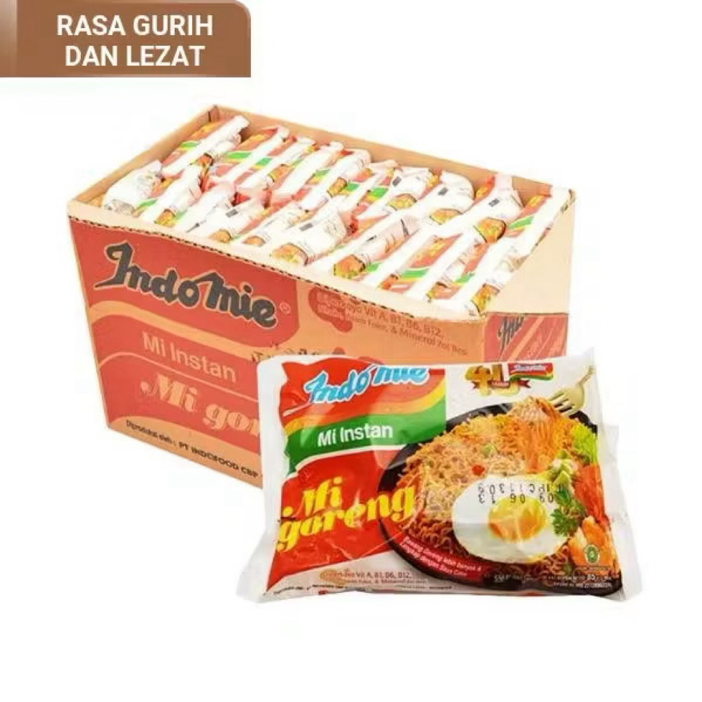 

INDOMIE GORENG/ MIE GORENG/ MIE REBUS/MIE INSTAN isi 40 pcs