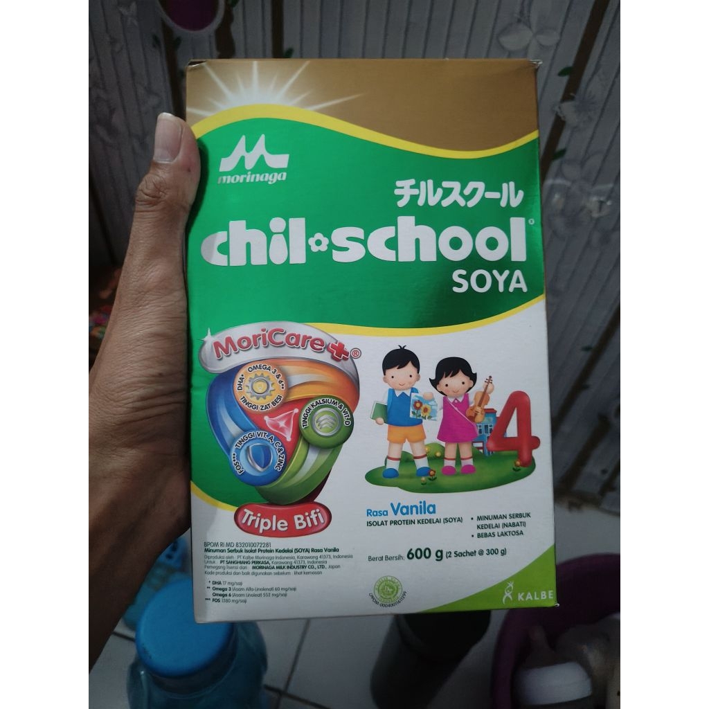 

Morinaga Chil School Soya Susu Pertumbuhan Anak Usia 3-12 Tahun Vanila 600g
