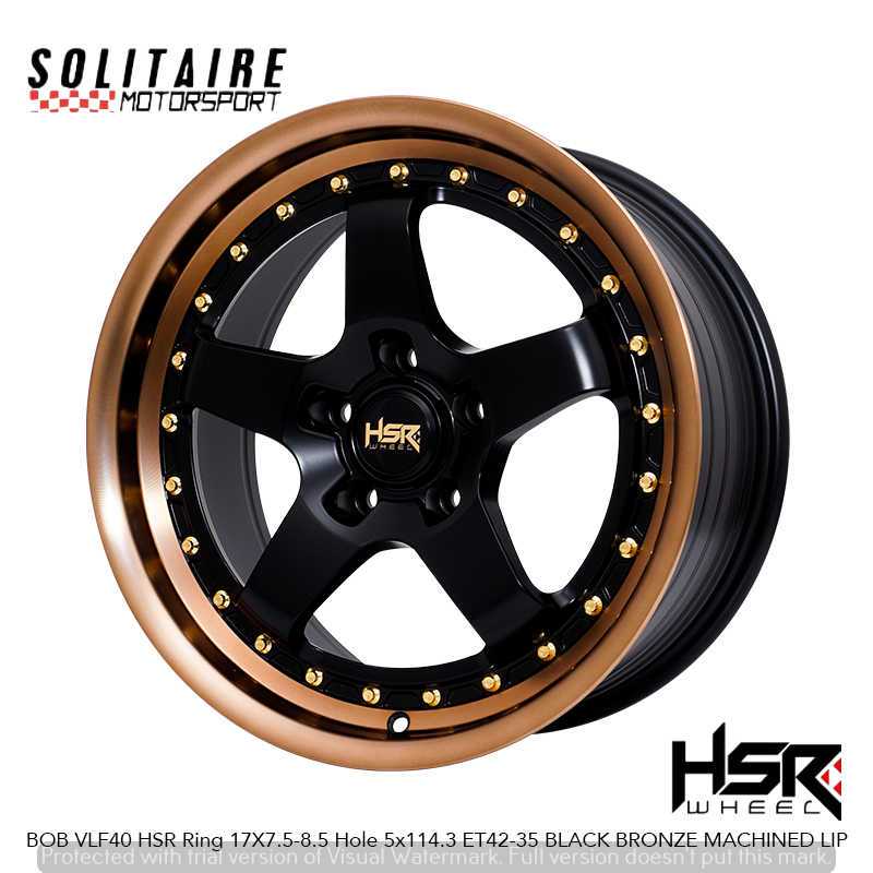 VELG MOBIL RACING HSR RING 17 UNTUK CAMRY, INNOVA VELG HSR R17 BOB GRATIS ONGKR