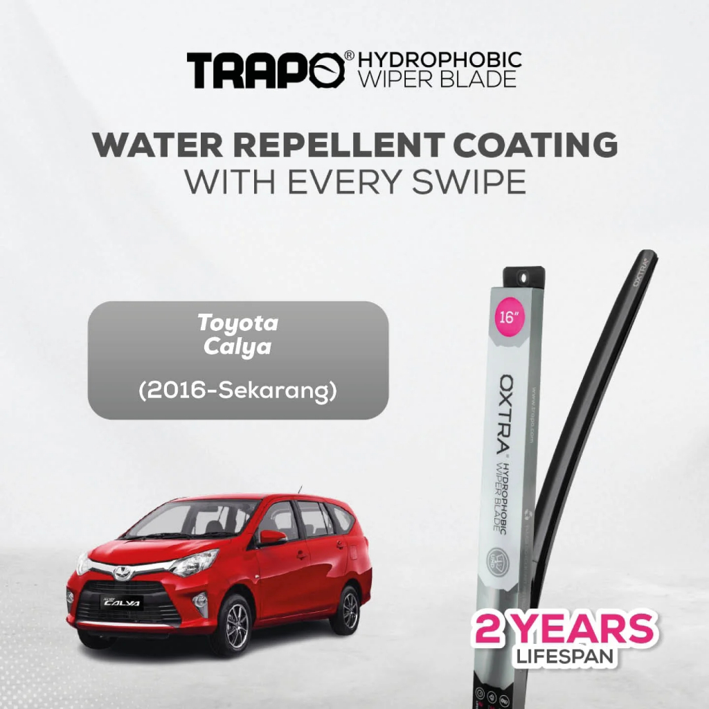 Trapo Hydrophobic Wiper Blade Toyota Calya (2016-Sekarang) Wiper Mobil Calya