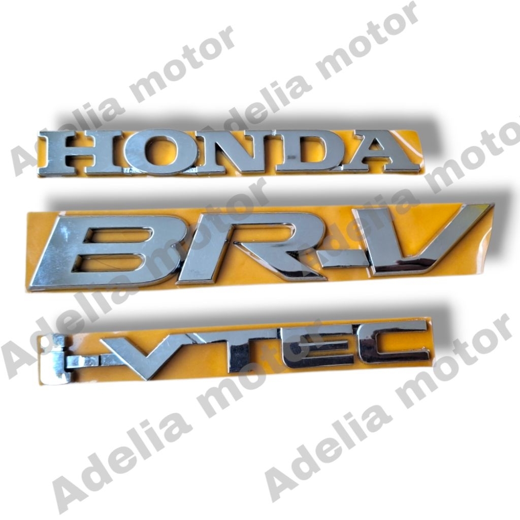 Emblem BRV emblem tulisan bagasi BRV emblem Honda BRV logo lambang bagasi BRV