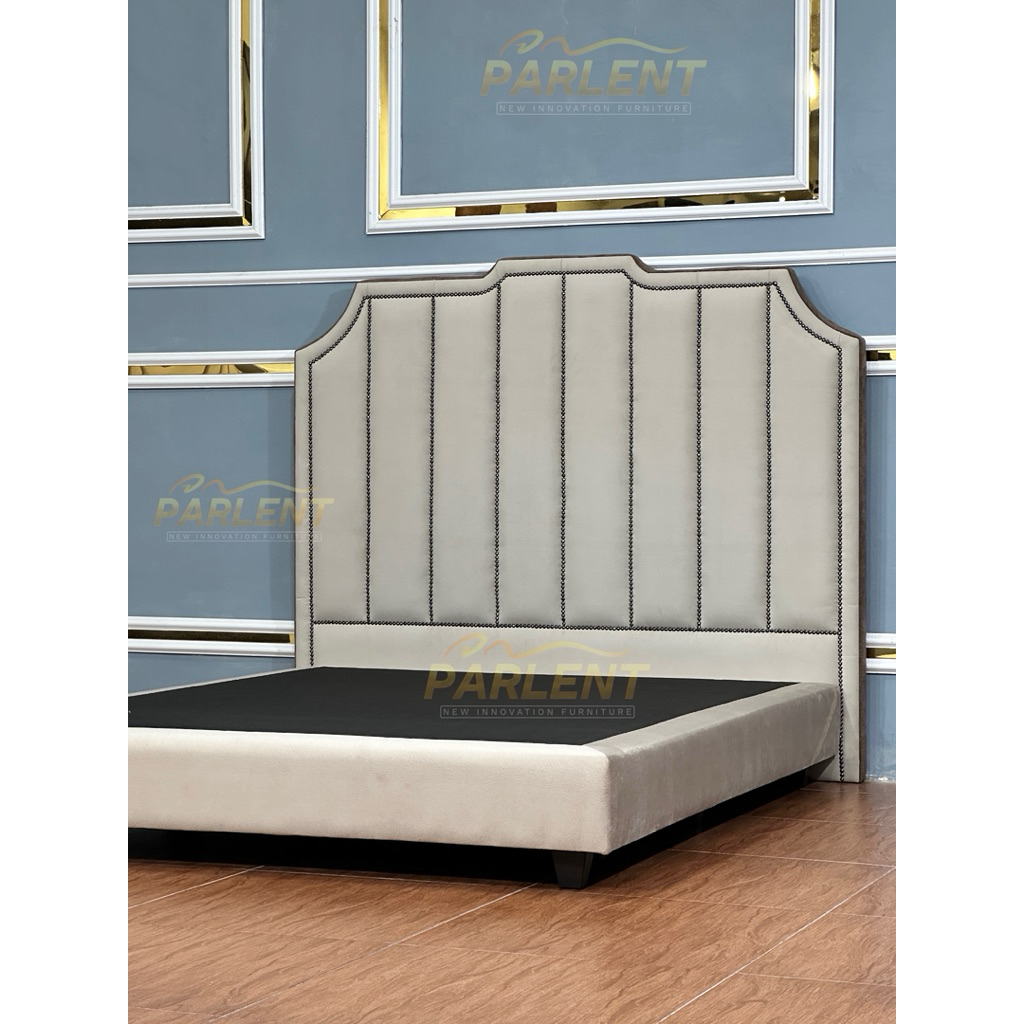 Divan tempat tidur / divan minimalis / sandaran kasur / Bed Set SAN MOULIS (Real Pic)