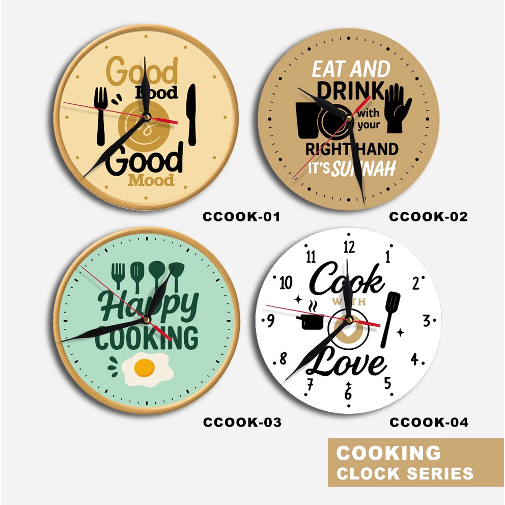 Jam Dinding Tempel  |  Jam Dinding Karakter  |  Jam Dinding Aesthetic Ruang Tamu - Model Cook Diamat