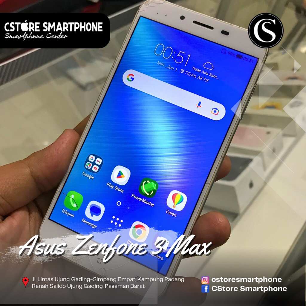 ASUS ZENFONE 3 MAX SECOND ORIGINAL RESMI TERMURAH