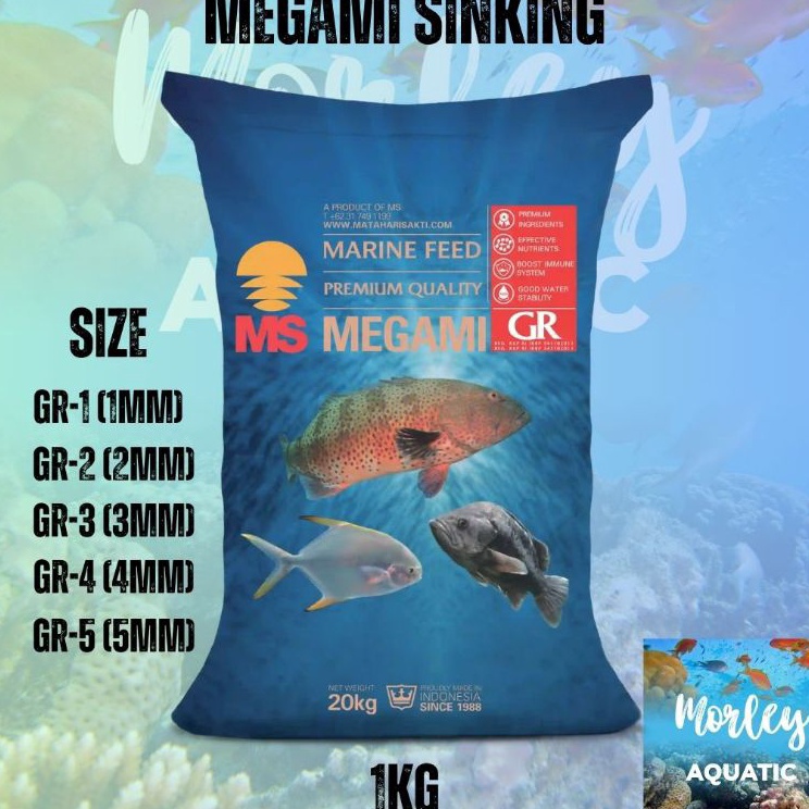 Update MEGAMI GR SINKING 1KG