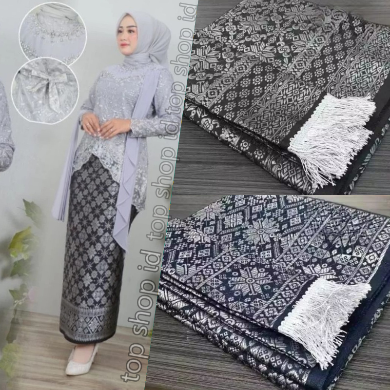 ROK LILIT SONGKET ROK SONGKET BAWAHAN KEBAYA ROK SONGKET ROK SONGKET TERBARU ROK SONGKET WARNA HITAM