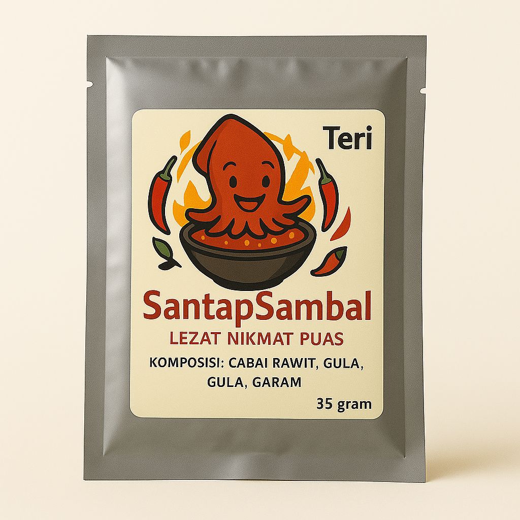 

sambal teri kemasan 35gram