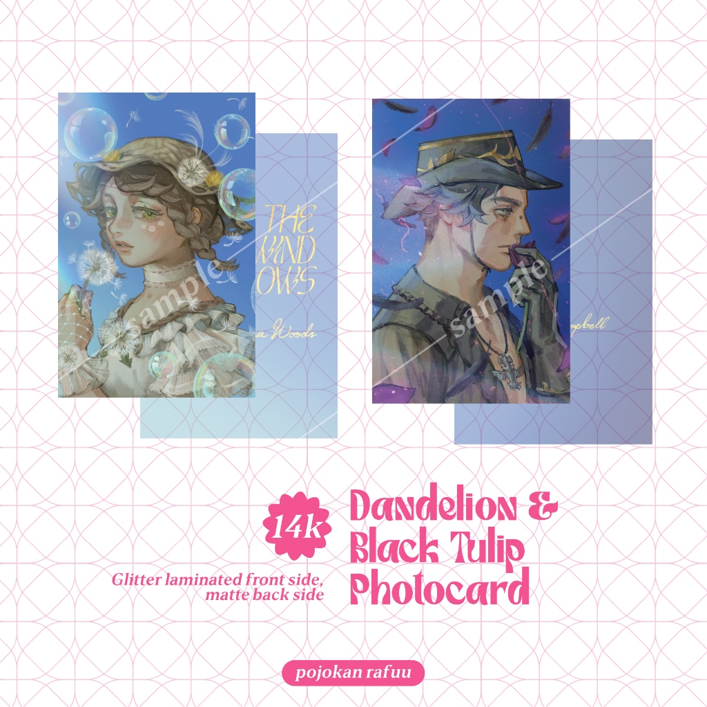 Photocard Glitter | Identity V As the Wind Blows Emma Woods / Black Tulip Norton Campbell