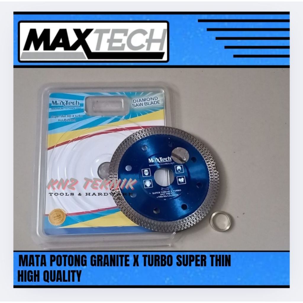 Mata Potong Granite Keramik X-Turbo Super Thin Mata Gerinda Potong Maxtech