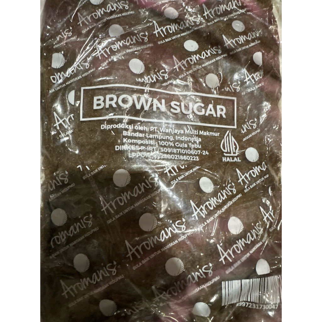 

aromanis brown sugar gula tebu