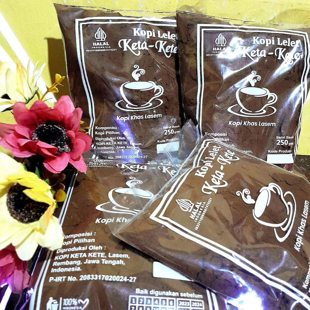 

Kopi lelet lasem KETA-KETE kemasan ekonomis 250g